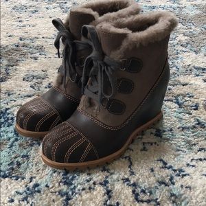 Ugg waterproof wedges.